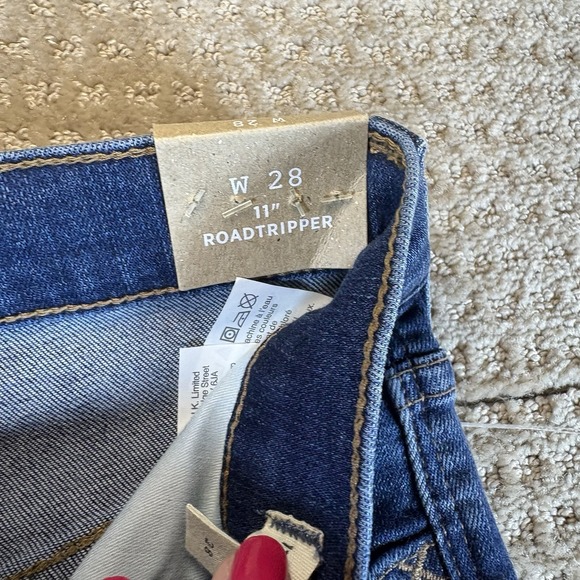 Womens Madewell Medium Wash Jeans Size 27 Slim Skinny Roadtripper Stretch Dark - Picture 3 of 13